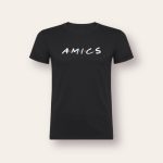 Samarreta Amics negre